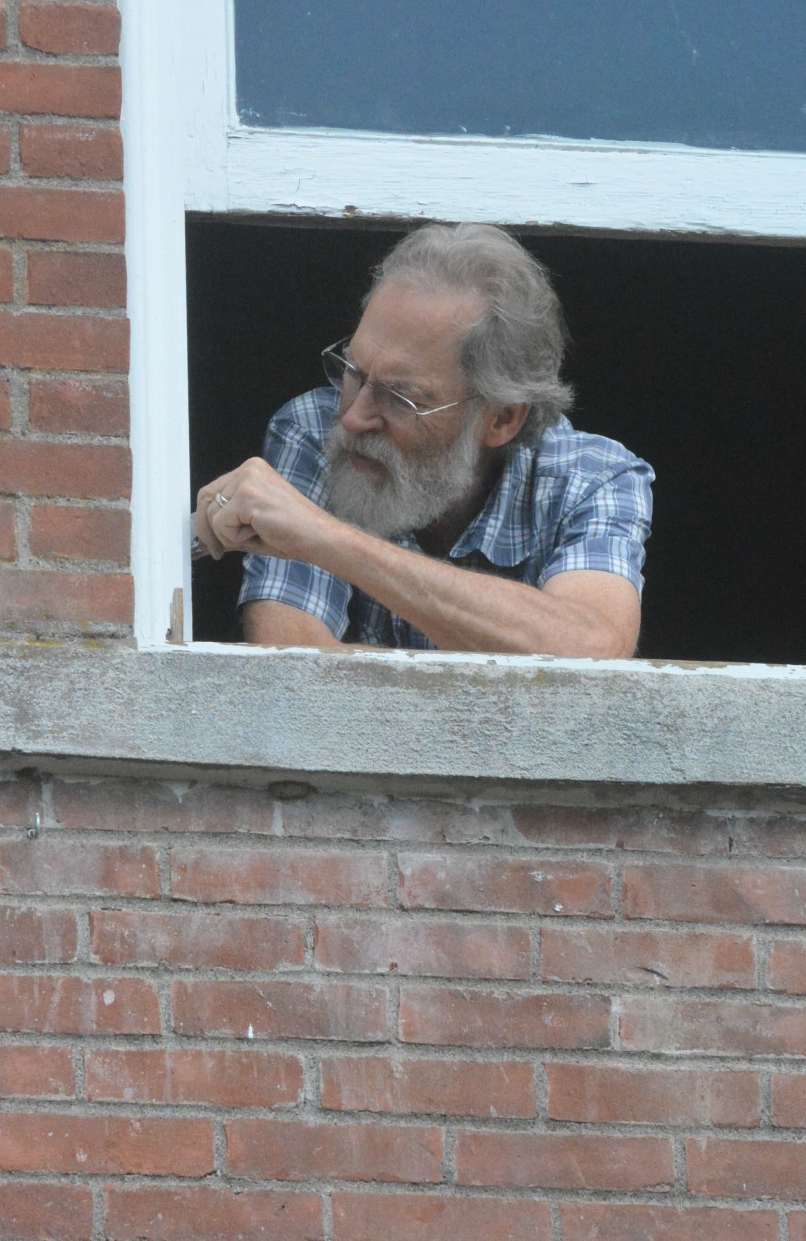 Philomath Snapshots: Peter Lee at the museum